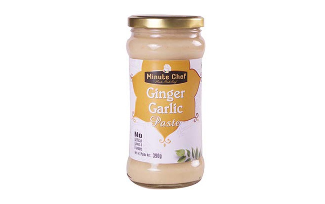 Minute Chef Ginger Garlic Paste    Plastic Bottle  390 grams